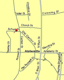 map of milton