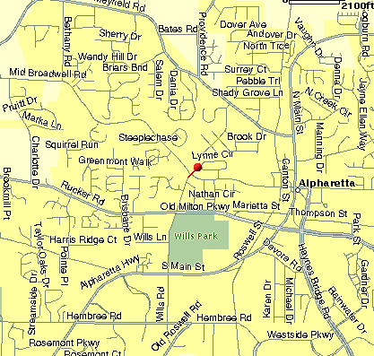 map of Wills Park